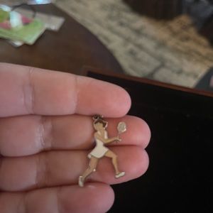 Tennis charm